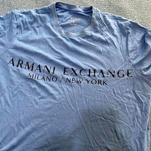 Blue Armani exchange medium